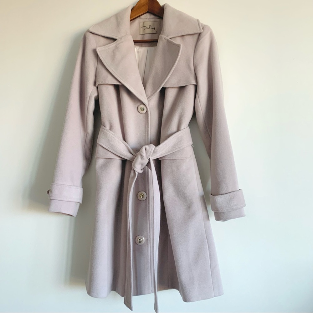 ✨HOST PICK✨NWOT Pale Lilac Overcoat